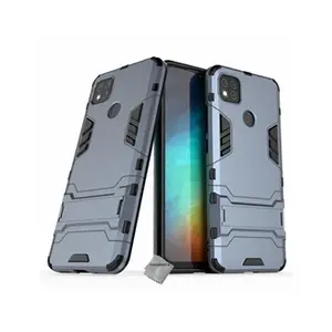 Htdmobiles Housse etui coque rigide anti choc pour Xiaomi Redmi 10A + film ecran - BLEU FONCE - pas cher