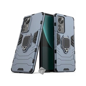 Htdmobiles Housse etui coque rigide anti choc pour Xiaomi 12 Pro 5G + verre trempe - BLEU FONCE - pas cher
