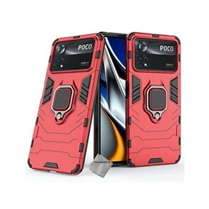 Comparateur de prix : HTDMOBILES Coque rigide anti choc pour Xiaomi Poco X4 Pro 5G + film ecran - ROUGE
