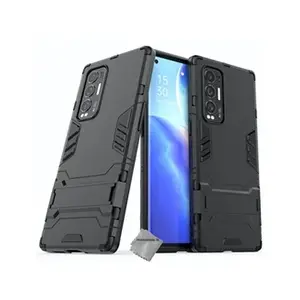 Htdmobiles Coque rigide anti choc pour Oppo Find X3 Neo + verre trempe - NOIR pas cher