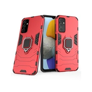 HTDMOBILES Coque pour Samsung Galaxy M13 4G / M23 5G - housse etui rigide anti choc + film ecran - ROUGE pas cher