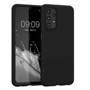 HTDMOBILES Coque pour Samsung Galaxy A23 4G / 5G - housse etui silicone gel fine + film ecran - NOIR pas cher