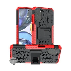 Comparateur de prix : HTDMOBILES Coque rigide anti choc pour Motorola Moto G22 / E32 / E32s + verre trempe - ROUGE