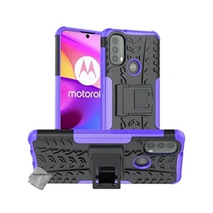 Htdmobiles Housse etui coque rigide anti choc pour Motorola Moto E20 / E30 / E40 + verre trempe - MAUVE - pas cher