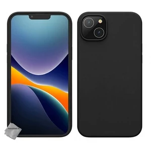 HTDMOBILES iPhone 14 Plus - Coque Gel Silicone - Noir pas cher