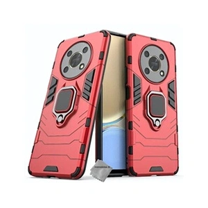 Htdmobiles Housse etui coque rigide anti choc pour Huawei Honor Magic4 Lite 4G / 5G + film ecran - ROUGE - pas cher