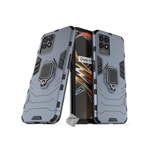 HTDMOBILES HTD Mobiles Coque Rigide Realme 8i/Narzo 50 - Bleu Foncé pas cher