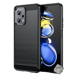 Htdmobiles Coque pour Xiaomi Poco X4 GT 5G - housse etui silicone gel carbone + film ecran - NOIR