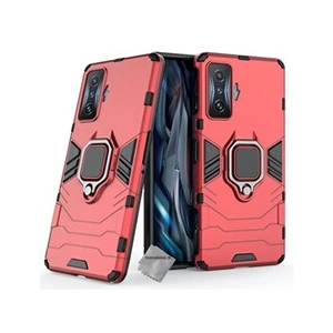 Htdmobiles Coque pour Xiaomi Poco F4 GT 5G - housse etui rigide anti choc + verre trempe - ROUGE - pas cher