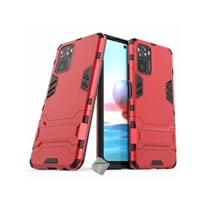 Htdmobiles Coque pour Xiaomi Poco M5s - housse etui rigide anti choc + verre trempe - ROUGE - pas cher