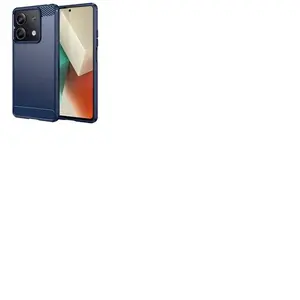 Comparateur de prix : HTDMOBILES Coque pour Xiaomi Redmi Note 13 5G - housse etui silicone gel carbone + film ecran - BLEU FONCE