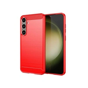 Comparateur de prix : HTD Mobiles Coque Gel Carbone pour Samsung Galaxy S24 Plus 5G - Rouge