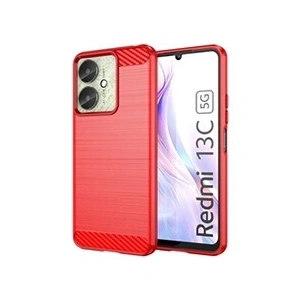 Htdmobiles Coque pour Xiaomi Redmi 13C / Poco C65 - Rouge pas cher