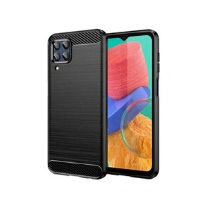 HTDMOBILES Coque pour Samsung Galaxy M33 5G - housse etui silicone gel carbone + film ecran - NOIR pas cher