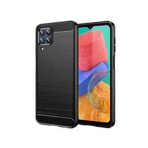 Htdmobiles Coque pour Samsung Galaxy M33 5G - housse etui silicone gel carbone + verre trempe - NOIR - pas cher