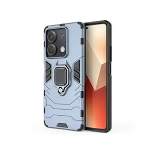 Htdmobiles Coque pour Xiaomi Redmi Note 13 5G - housse etui rigide anti choc + film ecran - BLEU FONCE - pas cher