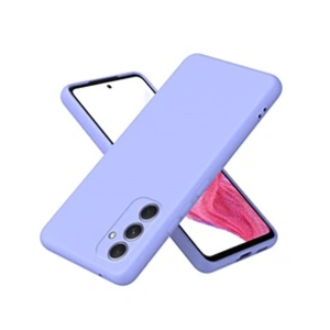Htdmobiles Coque pour Samsung Galaxy A55 5G - housse etui silicone gel fine + verre trempe - MAUVE pas cher