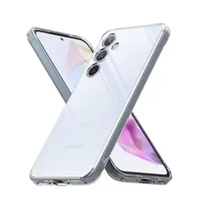Comparateur de prix : Htdmobiles Coque pour Samsung Galaxy A35 5G - housse etui silicone gel fine + film ecran - TRANSPARENT TPU -