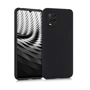 Htdmobiles Coque pour Xiaomi Mi 10 Lite 5G - housse etui silicone gel fine + verre trempe - NOIR - pas cher