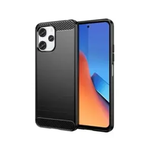 Htdmobiles Xiaomi Redmi 12/Poco M6 Pro 5G - Coque Silicone - Noir pas cher