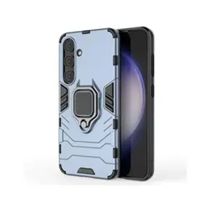 Comparateur de prix : Htdmobiles Coque pour Samsung Galaxy S24 5G - housse etui rigide anti choc + verre trempe - BLEU FONCE
