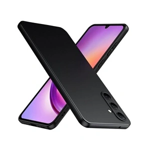 Htdmobiles Coque pour Samsung Galaxy A35 5G - housse etui silicone gel fine + film ecran - NOIR pas cher