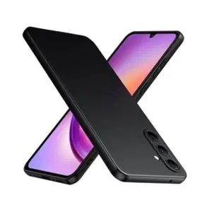 Htdmobiles Coque pour Samsung Galaxy A35 5G - housse etui silicone gel fine + verre trempe - NOIR - pas cher