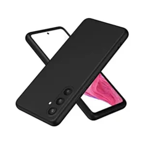 HTDMOBILES Coque pour Samsung Galaxy S24 5G - housse etui silicone gel fine + film ecran - NOIR pas cher