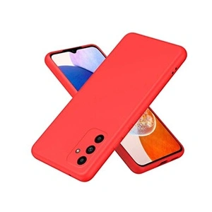 Htdmobiles Coque pour Samsung Galaxy A15 4G / 5G - housse etui silicone gel fine + film ecran - ROUGE pas cher