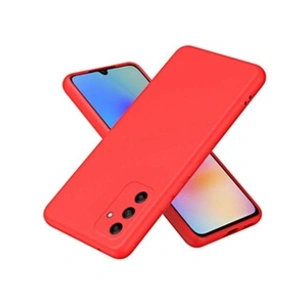 Htdmobiles Coque pour Samsung Galaxy A05s - housse etui silicone gel fine + verre trempe - ROUGE pas cher