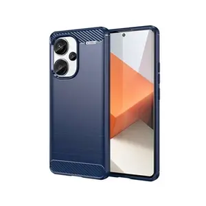 Comparateur de prix : HTDMOBILES Coque carbone pour Xiaomi Redmi Note 13 Pro+ 5G - Bleu foncé