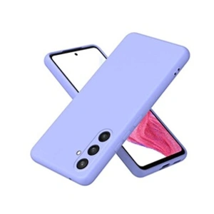 Htdmobiles Coque pour Samsung Galaxy S24 5G - housse etui silicone gel fine + verre trempe - MAUVE - pas cher
