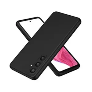 HTDMOBILES Coque pour Samsung Galaxy S24 5G - housse etui silicone gel fine + verre trempe - NOIR pas cher