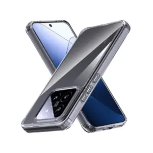 Htdmobiles Coque pour Xiaomi 14 5G - housse etui silicone gel fine + verre trempe - TRANSPARENT TPU - pas cher