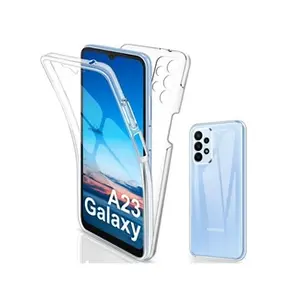 HTDMOBILES Coque pour Samsung Galaxy A23 4G/5G - housse etui silicone gel 360 int... pas cher