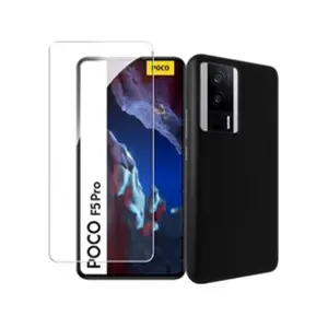 Comparateur de prix : Htdmobiles Coque pour Xiaomi Poco F5 Pro 5G / Redmi K60 / K60 Pro - housse etui silicone gel fine + film ecran - NOIR -