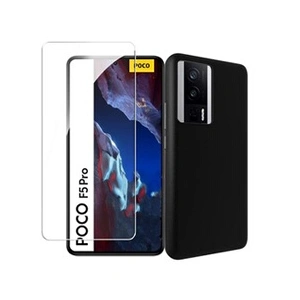 HTD Mobiles Coque Siliconée - Xiaomi Poco F5 Pro 5G Noir