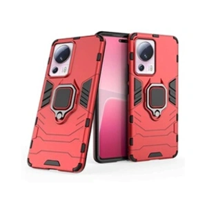 Htdmobiles Coque pour Xiaomi 13 Lite 5G - housse etui rigide anti choc + verre trempe - ROUGE - pas cher