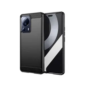 HTDMOBILES Xiaomi 13 Lite 5G - Coque carbone silicone noire pas cher
