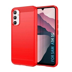 Htdmobiles HTD Mobiles Coque pour Samsung Galaxy A34 5G - Rouge pas cher