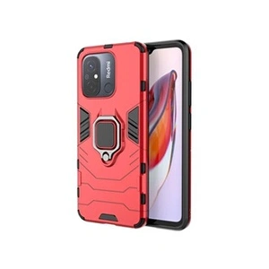 Htdmobiles Coque pour Xiaomi Redmi 12C / Redmi 11A / Poco C55 - housse etui rigide anti choc + film ecran - ROUGE - pas cher