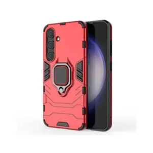 Comparateur de prix : Htdmobiles Coque pour Samsung Galaxy S24 5G - housse etui rigide anti choc + film ecran - ROUGE