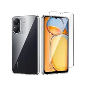 Htdmobiles HTD Mobiles Coque Xiaomi Redmi 13C - Transparent TPU pas cher