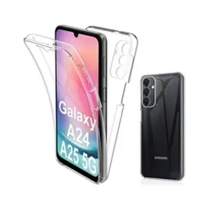 Htdmobiles Coque gel intégrale Samsung Galaxy A24/A25 4G - Transparent pas cher