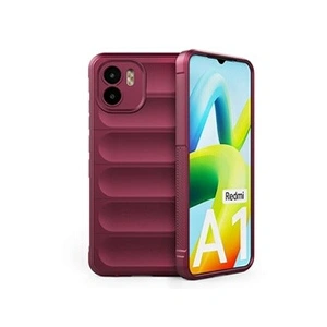 Htdmobiles Xiaomi Redmi A1/A2 - Coque silicone gel fine - Rouge Bordeaux