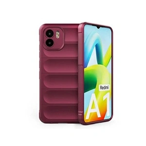 Htdmobiles Coque pour Xiaomi Xiaomi Redmi A1 / A2 - housse etui silicone gel fine + film ecran - ROUGE BORDEAUX - pas cher