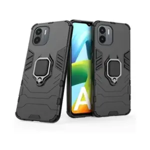 Htdmobiles Coque pour Xiaomi Redmi A1 / A2 - housse etui rigide anti choc + verre trempe - NOIR pas cher