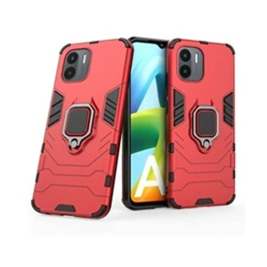 Htdmobiles Coque pour Xiaomi Redmi A1 / A2 - housse etui rigide anti choc + verre trempe - ROUGE pas cher