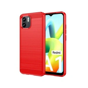 Htdmobiles Coque pour Xiaomi Redmi A1 / A2 - housse etui silicone gel carbone + film ecran - ROUGE - pas cher