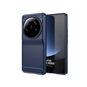 Htdmobiles Coque silicone carbone pour Xiaomi 13 Ultra 5G - Bleu Foncé pas cher